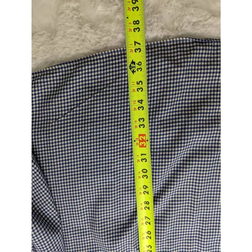 Polo Ralph Lauren Men's Blue Check Long Sleeve Shirt Size 2XLT Two Extra Large T